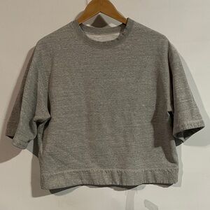 Nico Nicholson & Nicholson Gray Short Sleeve crewneck Sweatshirt